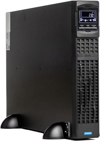 Tescom 1101SRT PRIME Plus UPS On-Line 1000VA 1000W με 2 Schuko Πρίζες