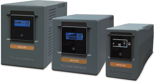 Socomec Netys Pe UPS Line-Interactive 650VA 360W με 4 IEC Πρίζες