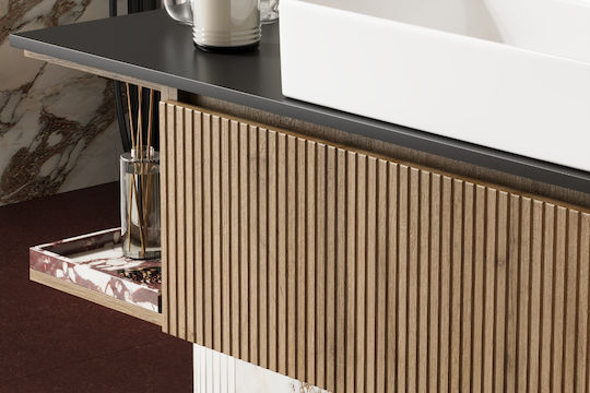Coloană de Bucătărie Negru 40x32x140buc
