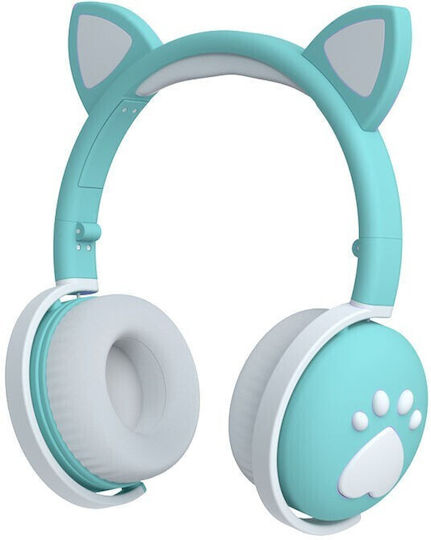 Mozos Kid Dog Helmets Kabellose Bluetooth Kinder Am Ohr Kopfhörer mit 15 Stunden Betriebszeit Grün