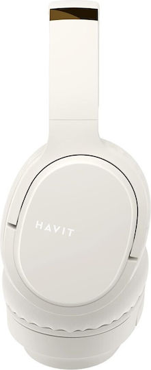 Havit I62 Ασύρματα Bluetooth Over Ear Ακουστικά με Ραδιόφωνο με 8 ώρες Λειτουργίας Χρυσά