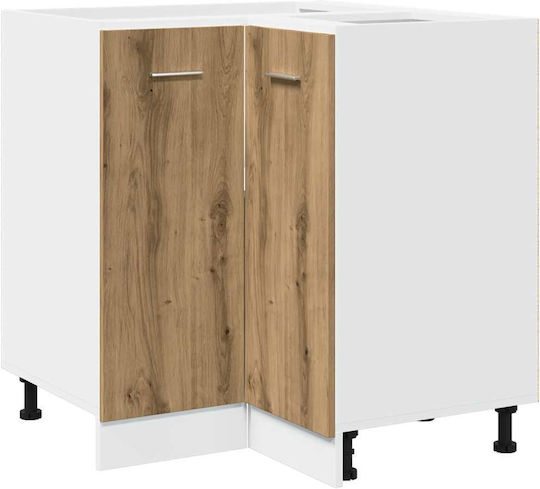 11-teiliges Küchenschrank-Set aus Kunstholz in Handwerker-Eiche 3328580