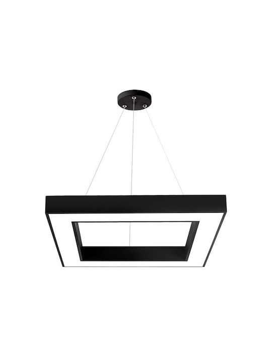 Braytron Κρεμαστό Φωτιστικό Μαύρο LED 45x45εκ.