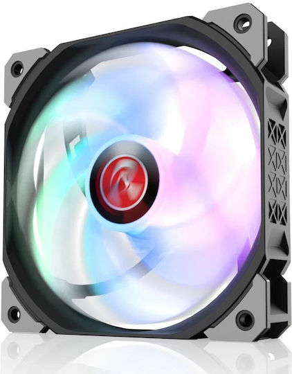 Raijintek Ageras 12 Case Fan 120mm (2200rpm / 67.38cfm) με RGB Φωτισμό και Σύνδεση 4-Pin PWM 3τμχ