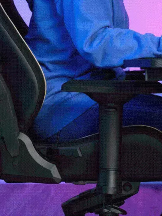 Trust GXT 721 Ruya Pro Καρέκλα Gaming Δερματίνης με Ρυθμιζόμενα Μπράτσα Μαύρη