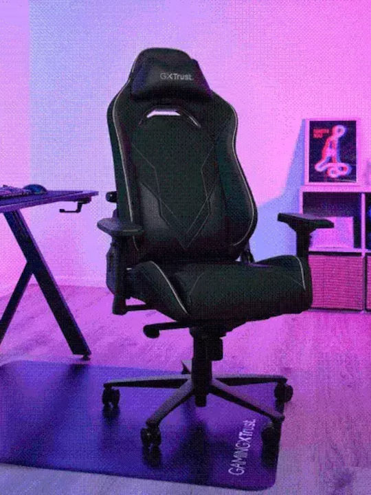Trust GXT 721 Ruya Pro Καρέκλα Gaming Δερματίνης με Ρυθμιζόμενα Μπράτσα Μαύρη