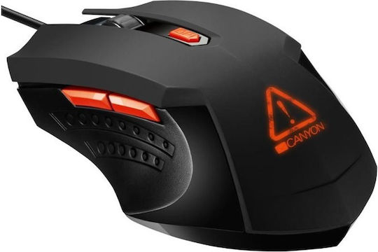 Canyon Star Raider Геймърска Мишка 3200 DPI Черен