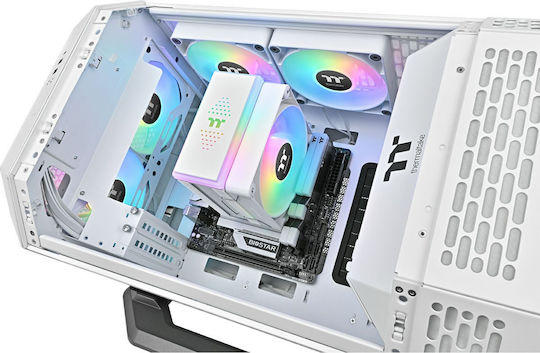 Thermaltake Astria 400 ARGB Ψύκτρα Επεξεργαστή για Socket AM4/AM5/1200/115x/1700 Snow White
