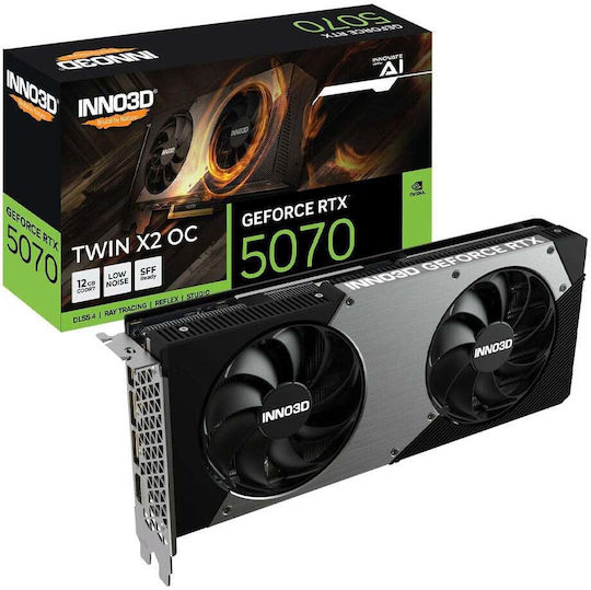 Inno 3D GeForce RTX 5070 12GB GDDR7 Twin X2 Graphics Card