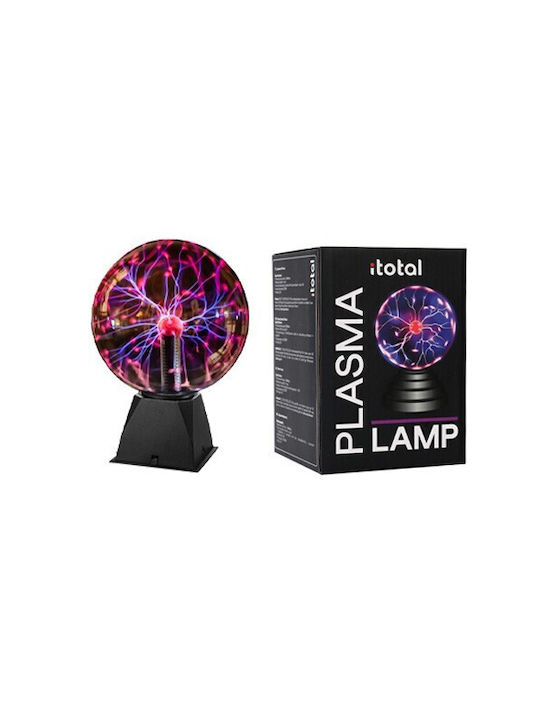 Total Gift Διακοσμητικό Φωτιστικό Plasma Ball 14x14εκ.