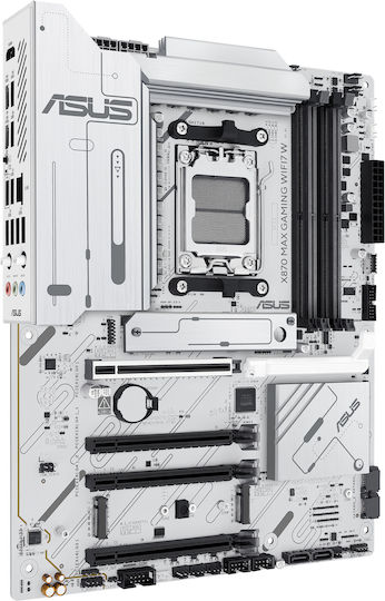 Asus X870 MAX GAMING WIFI7 W Motherboard ATX with AMD AM5 Socket