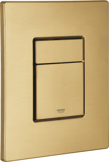 Grohe Skate Cosmopolitan Flush Plate Dual Flush Brushed Cool Sunrise