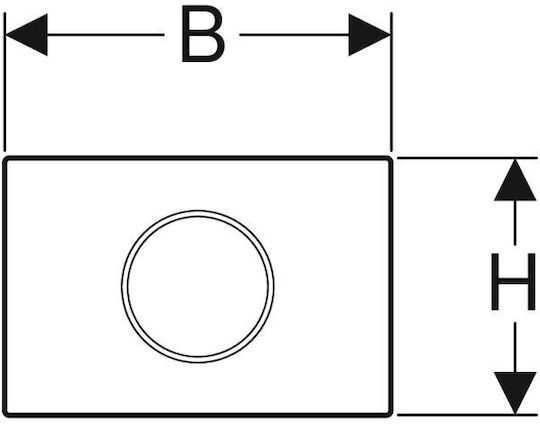 Geberit Flush Plate Dual Flush
