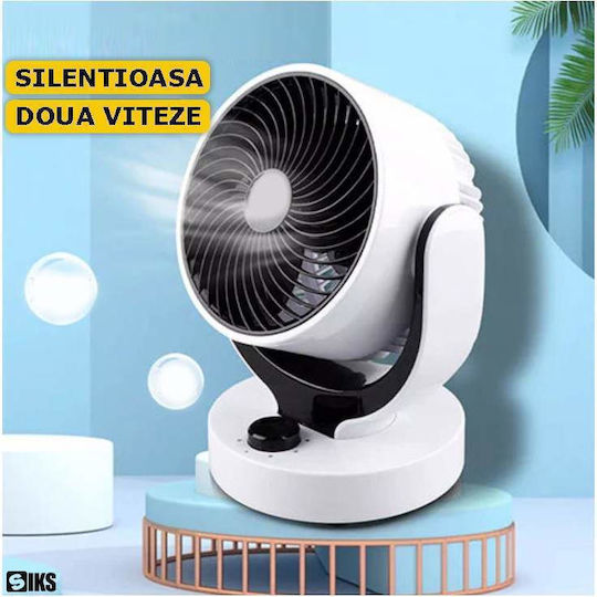 Home Fan Heater Room Floor White 2000W