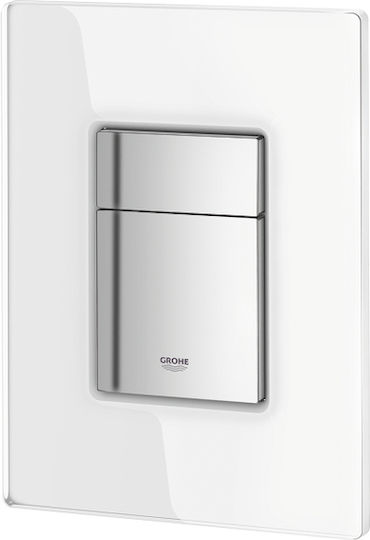 Grohe Skate Cosmopolitan Πλακέτα για Καζανάκια Διπλής Λειτουργίας Velvet Black