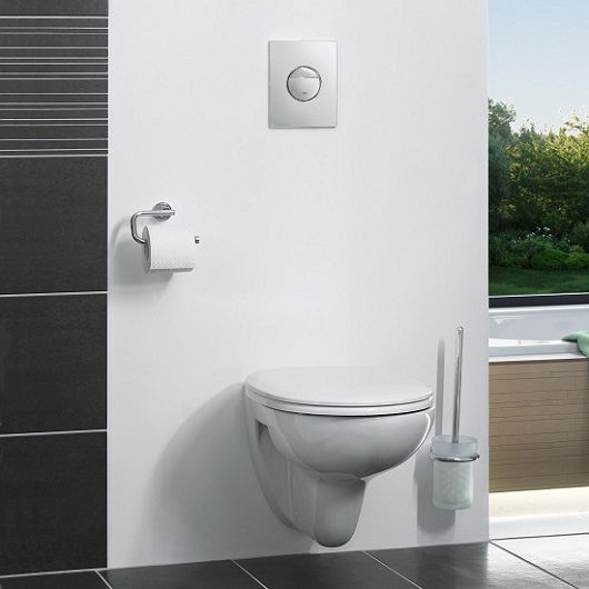 Grohe Nova Cosmopolitan Πλακέτα για Καζανάκια Διπλής Λειτουργίας Matt Chrome