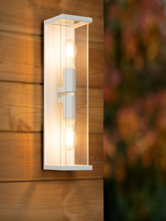 Lucide Lightning Claire Επιτοίχιο Εξωτερικό Φωτιστικό Λευκό Lucide Lightning Claire Επιτοίχιο Εξωτερικό Φωτιστικό Λευκό