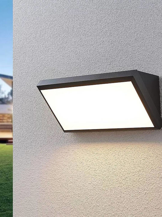 Braytron Στεγανό Επιτοίχιο Εξωτερικό Φωτιστικό LED 20W 26.8x13.2x8.7εκ. Braytron Στεγανό Επιτοίχιο Εξωτερικό Φωτιστικό LED 20W 26.8x13.2x8.7εκ.