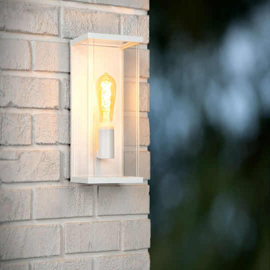 Lucide Lightning Claire Επιτοίχιο Εξωτερικό Φωτιστικό Λευκό Lucide Lightning Claire Επιτοίχιο Εξωτερικό Φωτιστικό Λευκό