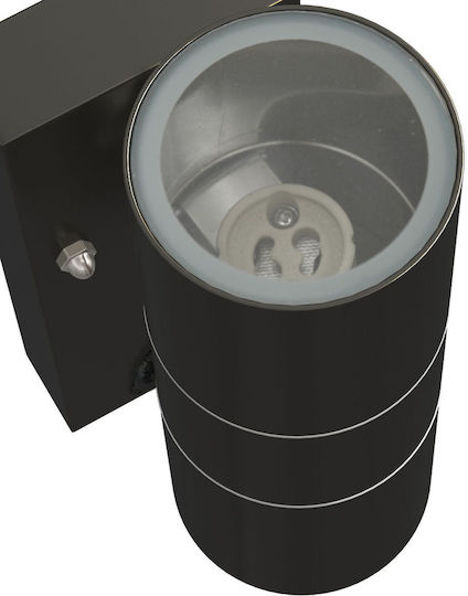 vidaXL Wall-Mounted Outdoor Lighting GU10 IP44 7x10x22cm