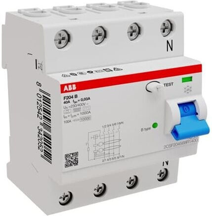 Abb Phase 4-Pole Earth Leakage Relay 40A