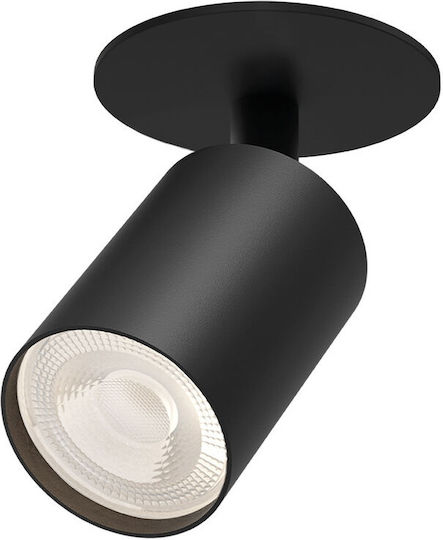 Braytron Einzel Spot mit Fassung GU10 in Schwarz Farbe