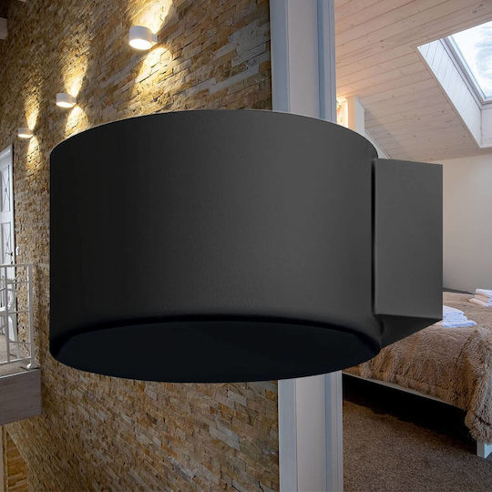 Braytron Single LED Warm White Spot in Black Color