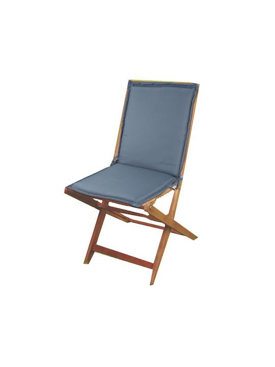 Flamingo Garden Chair Cushion with Backrest Lida Indigo Blue 90x40cm
