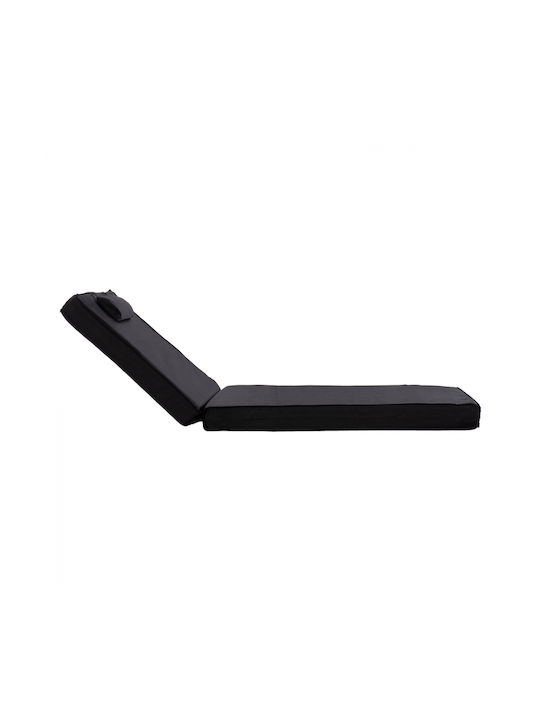 Freebox Sun Lounger Cushion Black 192x72cm. FB911237.05T