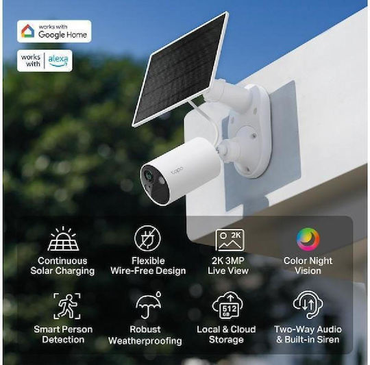 TP-LINK Tapo C410 KIT v1.2 IP Surveillance Camera Wi-Fi Full HD+ 3MP Waterproof Battery with Two-Way Communication