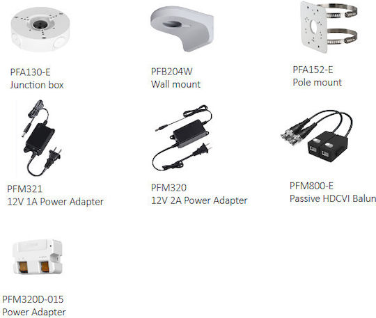Dahua HAC-HDW2802TP-A-0280B-S2-DIP CCTV Surveillance Camera 4K Waterproof with Lens 2.8mm