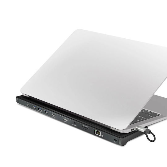 J5 Create USB-C Docking Station με HDMI 4K PD Ethernet Μαύρο (JCD542-N)