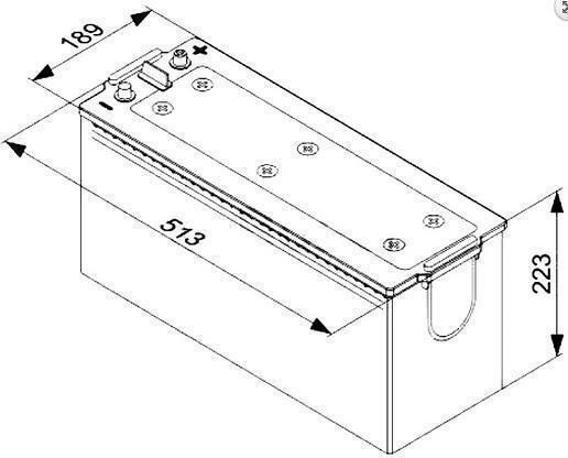 Mitsuba Batterie Lkw mit Kapazität 140Ah