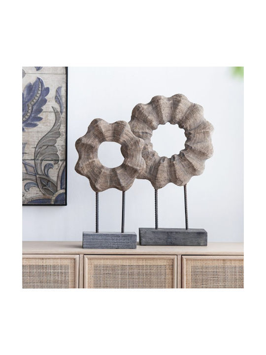 Artekko Διακοσμητικό Χώρου από Ξύλο 42x13x67cm