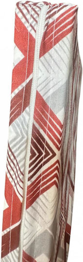 Linea Home Gartenstuhlkissen mit Rückenlehne Porto Rotes 45x105cm