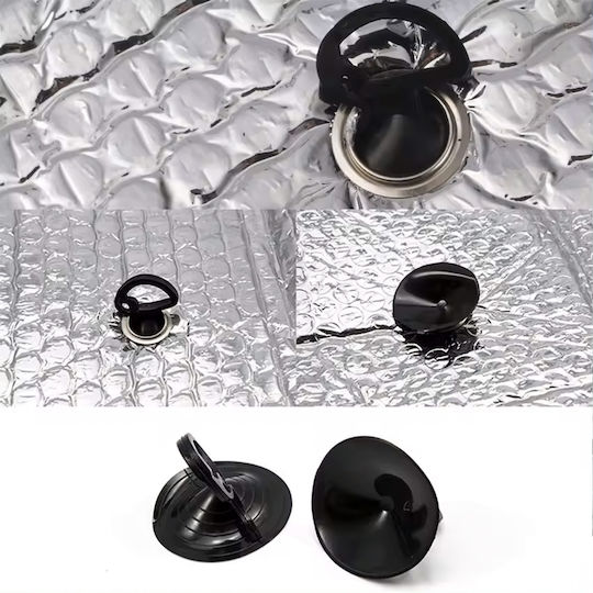 Keskor Internal Car Windshield Sunshade with Suction Cup 130x60cm