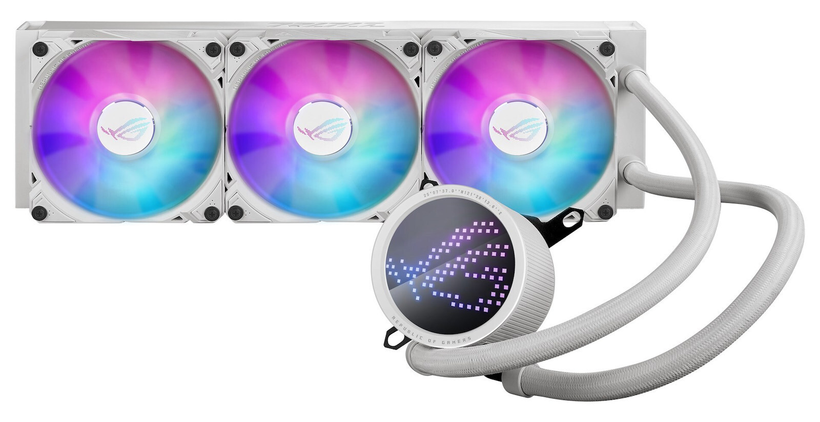 CoolerMaster MasterLiquid 360 Core II Υδρόψυξη Επεξεργαστή Τριπλού Ανεμιστήρα 120mm για Socket 1700/1200/115x με ARGB Φωτισμό Λευκή