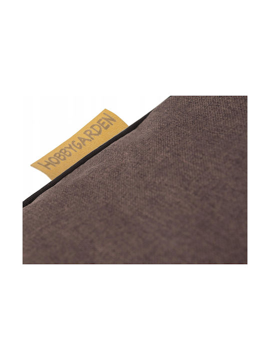 Bench Cushion for Garden Brown 50x120cm