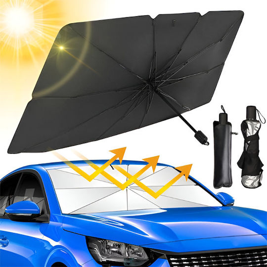 Internal Car Windshield Sunshade Umbrella 130x80cm