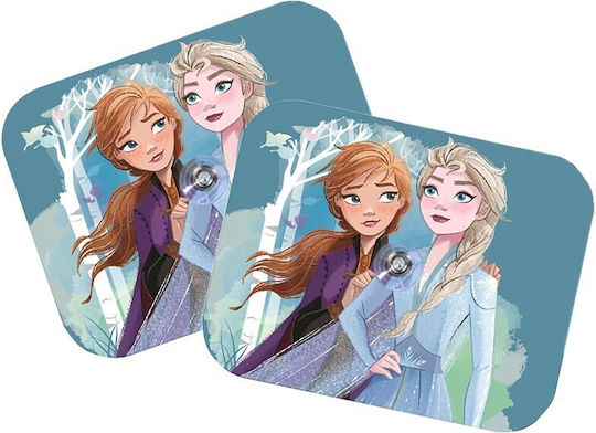 Kaufmann Πλαϊνά Σκίαστρα Αυτοκινήτου με Βεντούζα Frozen Girls 44x36εκ. 2τμχ