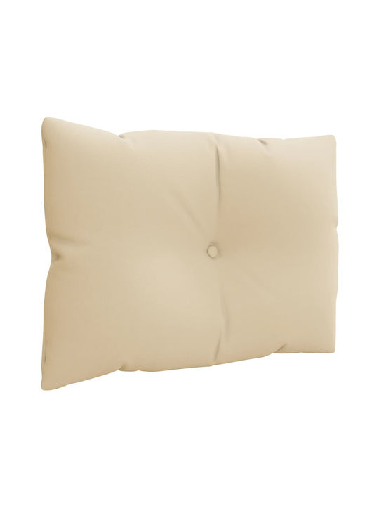 vidaXL Palette Bench Cushion with Backrest Black 3 Pieces 61.5x60cm