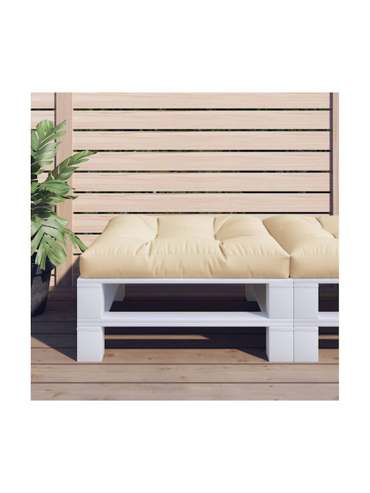 vidaXL Gartenstuhlkissen Paletten Beige 70x70cm