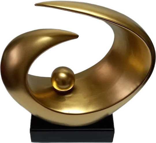 Karvounis Raumdekoration aus Keramik Gold 29.21cm 1Stück