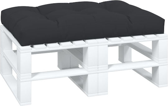vidaXL Pernă Waterproof Pentru Bancă Perne Pentru Scaune De Grădină Neagră 80x120cm