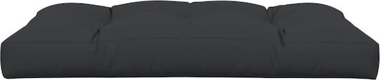 vidaXL Pernă Waterproof Pentru Bancă Perne Pentru Scaune De Grădină Neagră 80x120cm
