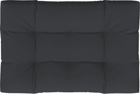 vidaXL Pernă Waterproof Pentru Bancă Perne Pentru Scaune De Grădină Neagră 80x120cm