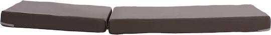 HomeMarkt Sunbed Cushion with Backrest Sifnos Grey 70x190cm