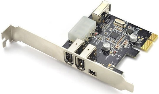Κарта PCIe в 3 порта Firewire 800