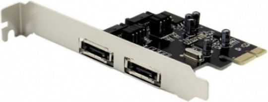 Κάρτα PCIe σε 2 θύρες eSATA