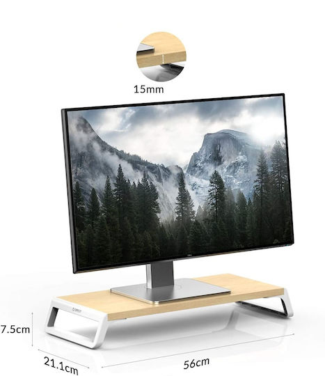 Orico HSQ-M1 Desktop Stand Monitor White